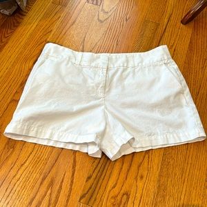 Loft White 100% cotton shorts